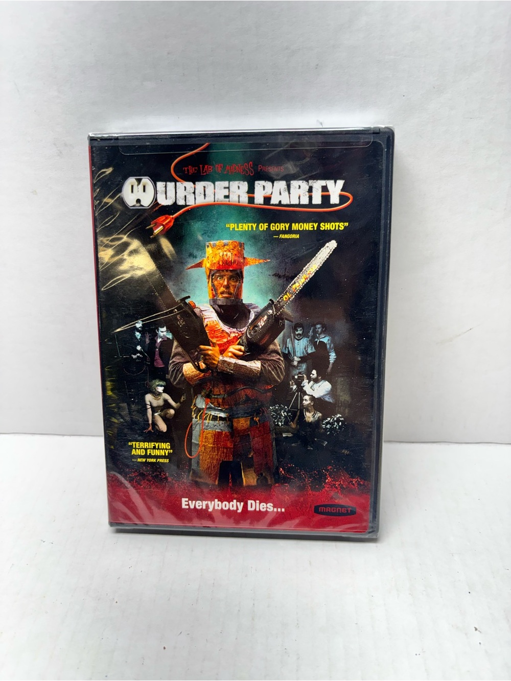 New Sealed Murder Party Horror DVD - Black/Red Cover